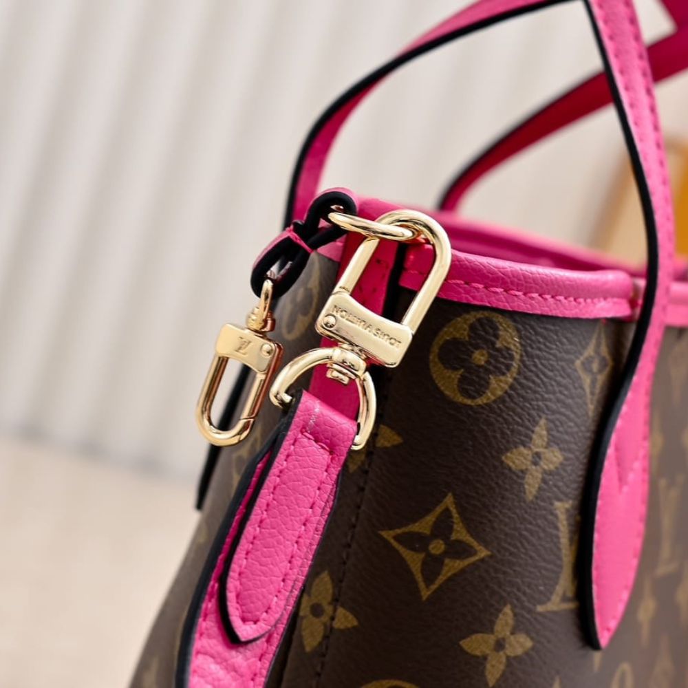 Louis Vuitton Neverfull Bandoulière Inside Out Bb Monogram Rose 20Cm M12106 - Image 6