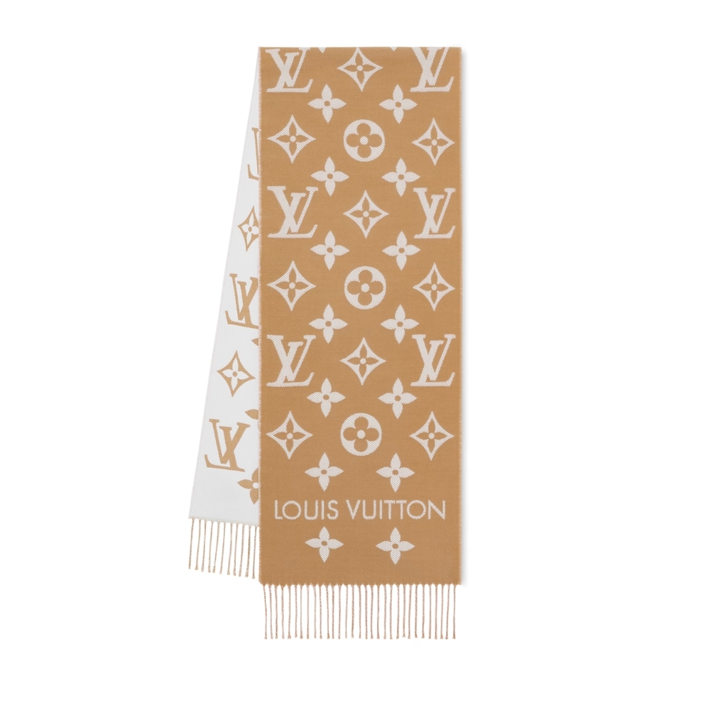 LOUIS VUITTON LV ESSENTIAL SCARF HAZELNUT M78935