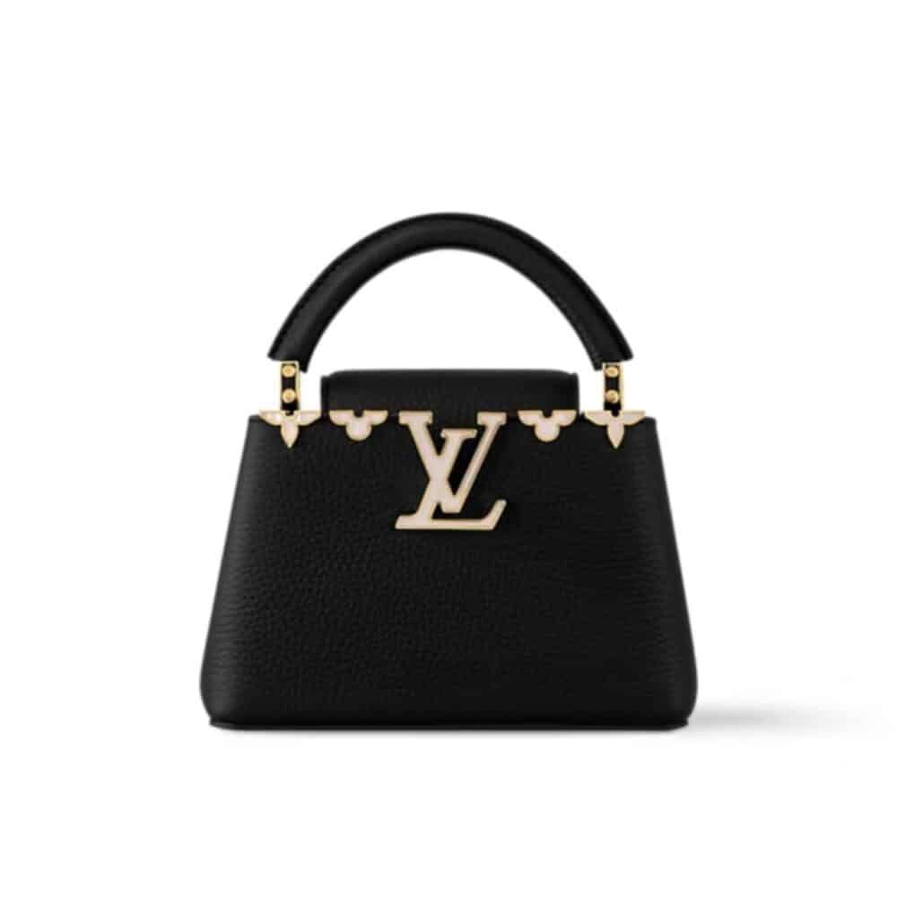 LOUIS VUITTON CAPUCINES MINI BLACK 20CM M11342
