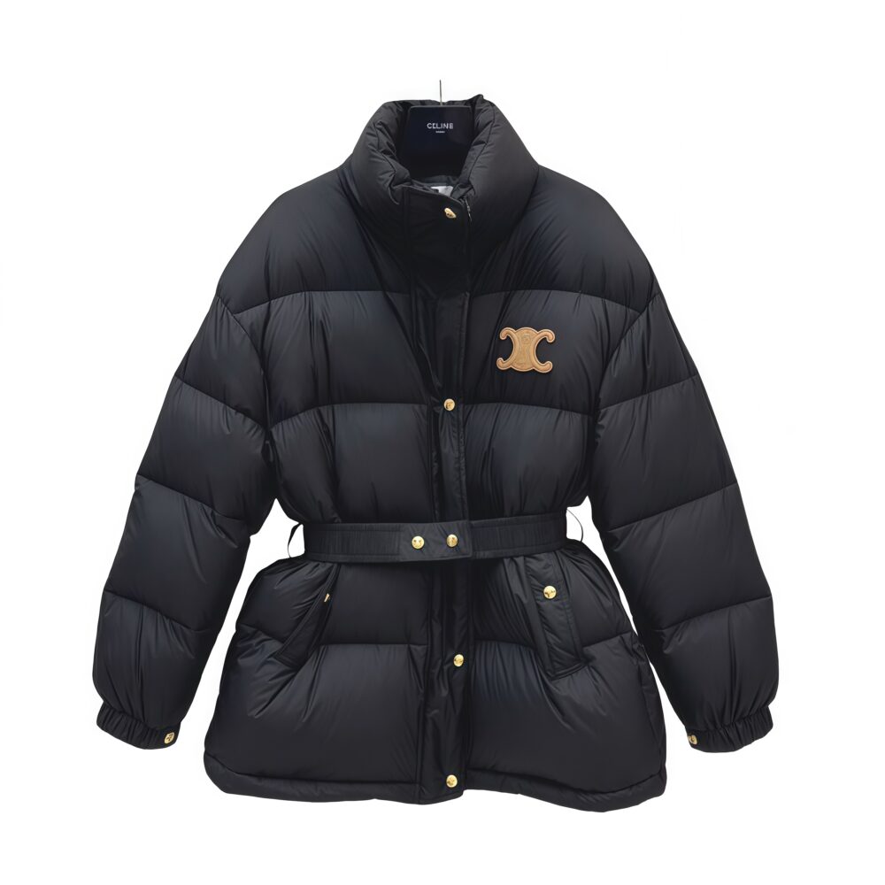 CELINE DOWN JACKET POLYESTER BLACK