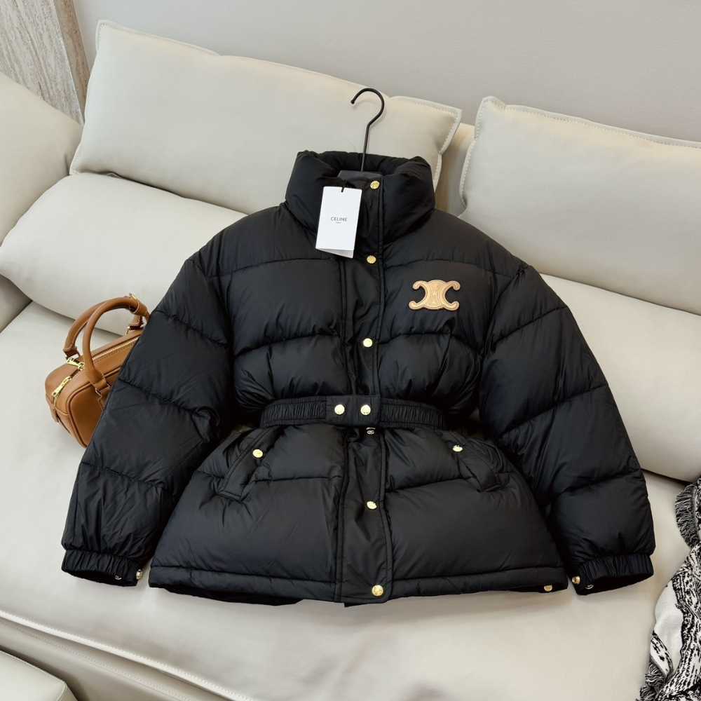 Alternative view of CELINE DOWN JACKET POLYESTER BLACK
