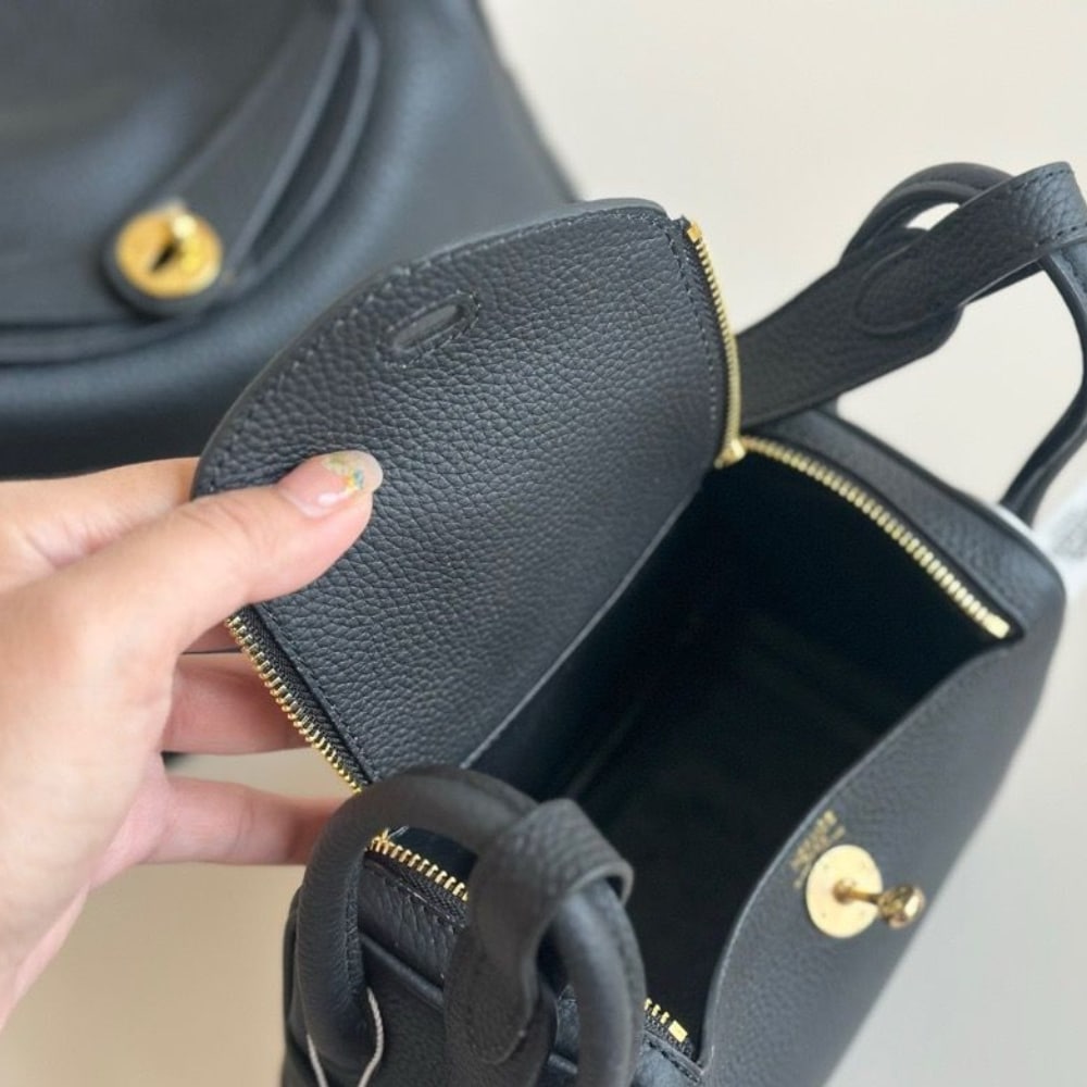 HERMES LINDY 26 BAG BLACK 26CM - Image 4