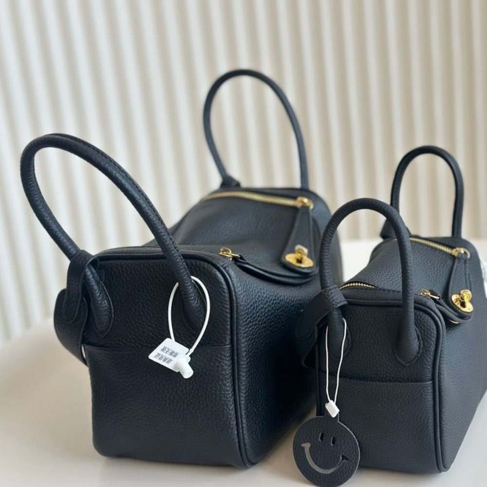 HERMES LINDY 26 BAG BLACK 26CM - Image 5