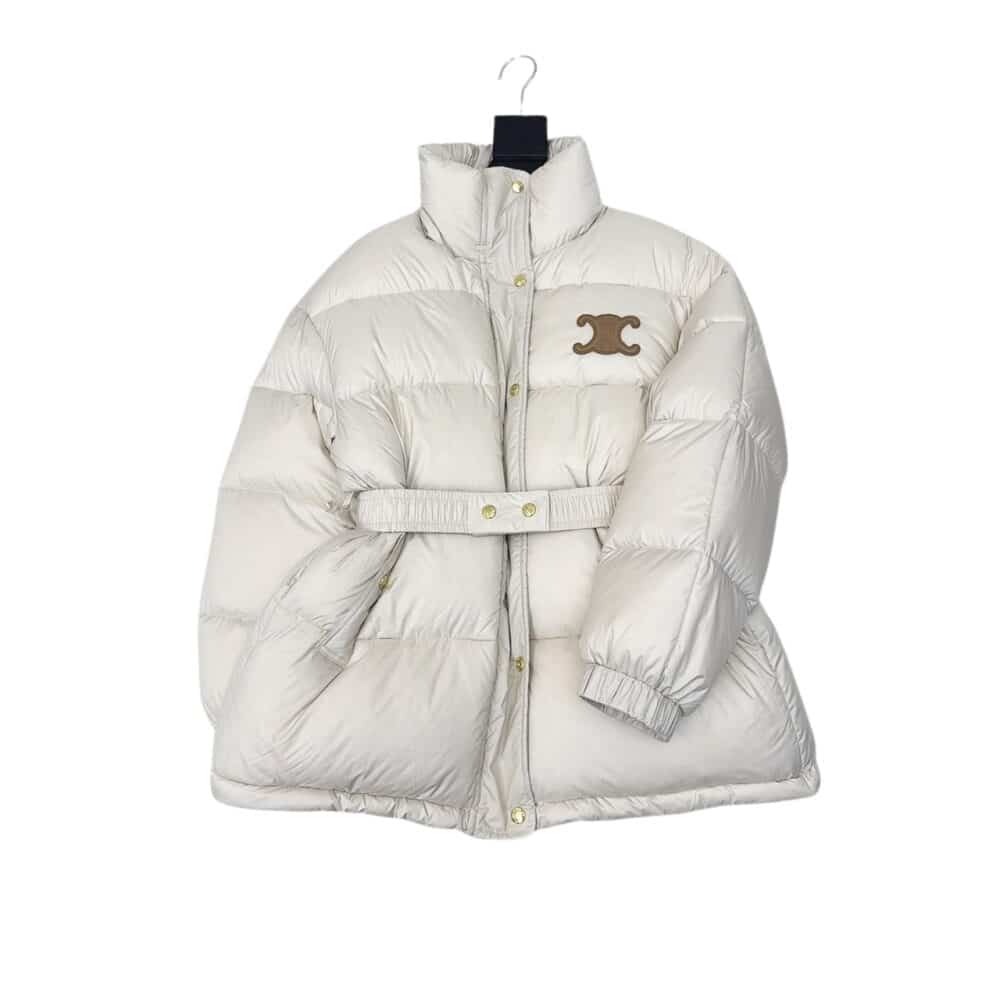 CELINE DOWN JACKET POLYESTER WHITE