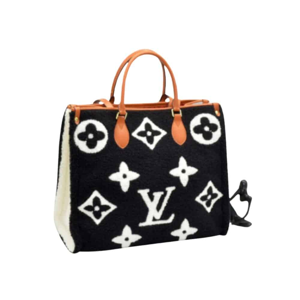 LOUIS VUITTON MONOGRAM GIANT TEDDY ONTHEGO BLACK 38CM