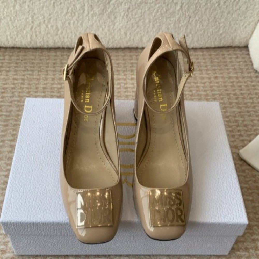 Alternative view of DIOR MISS DIOR PUMP PATENT CALFSKIN BEIGE KCV266VNI S19O