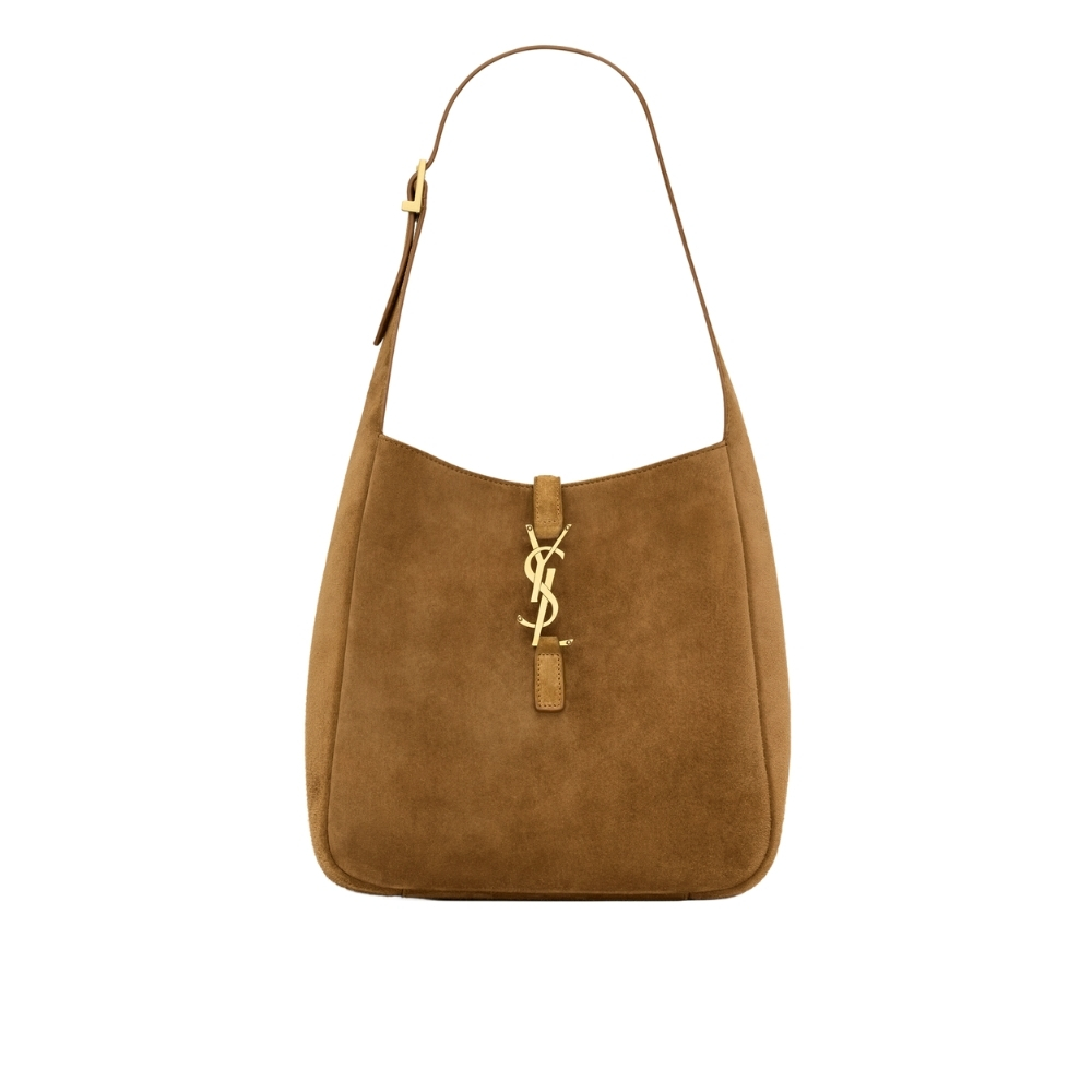 Saint Laurent Le 5 À 7 Supple Small In Suede Caramel Cognac 24Cm 8505331U80W2916