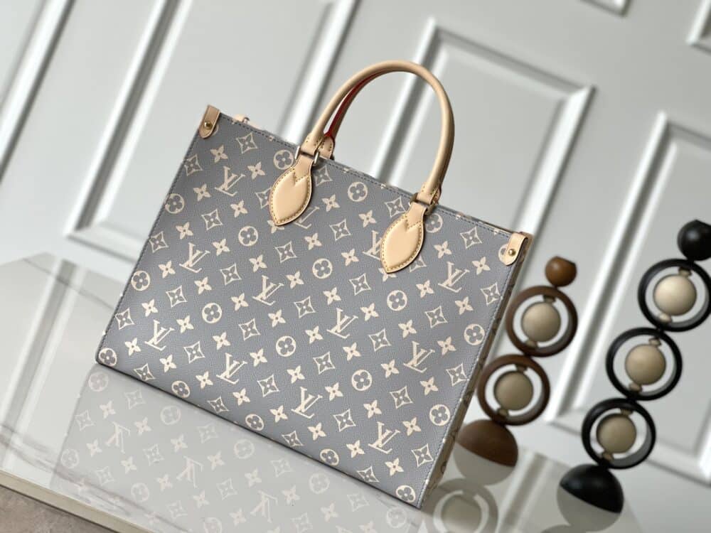 [SUPER VIP 1:1] LOUIS VUITTON ONTHEGO MM TRIANON GREY 35CM M12415 - Image 3