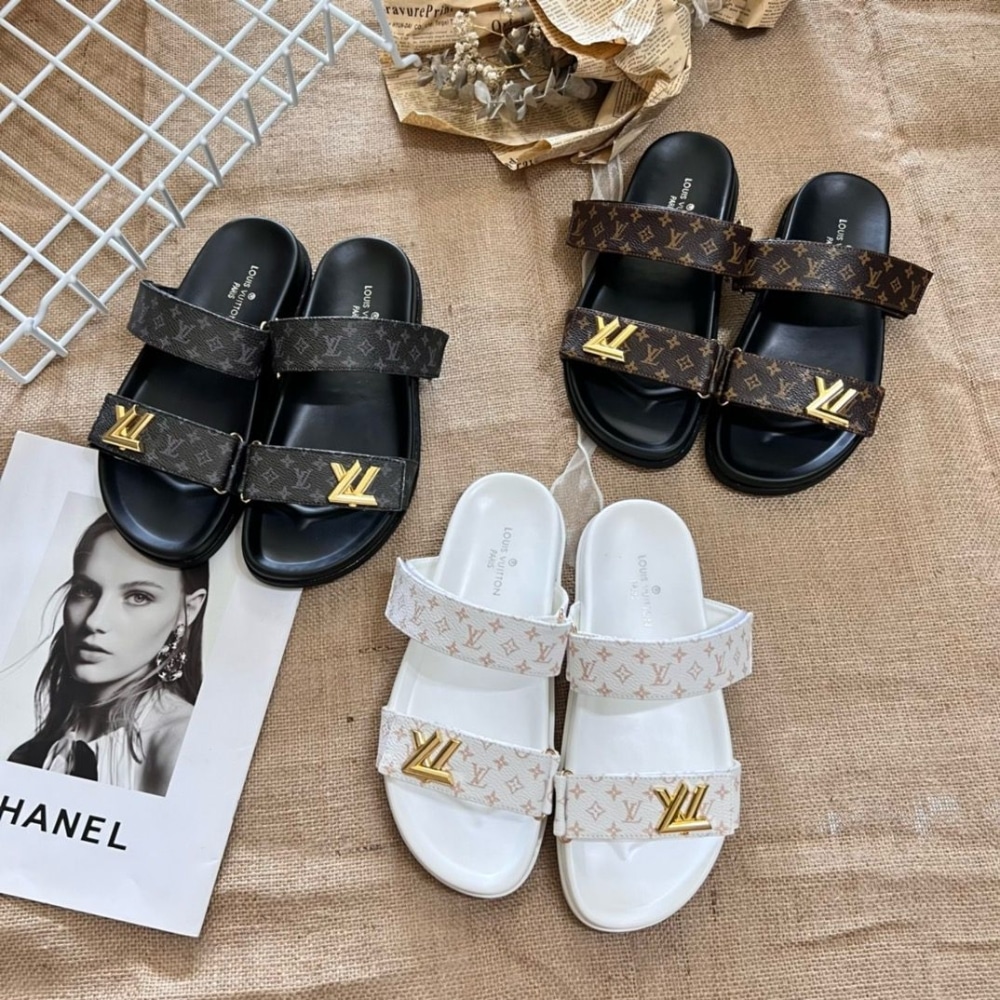 Alternative view of LOUIS VUITTON LV SUNSET FLAT COMFORT MULE BROWN CACAO 1AD1HE