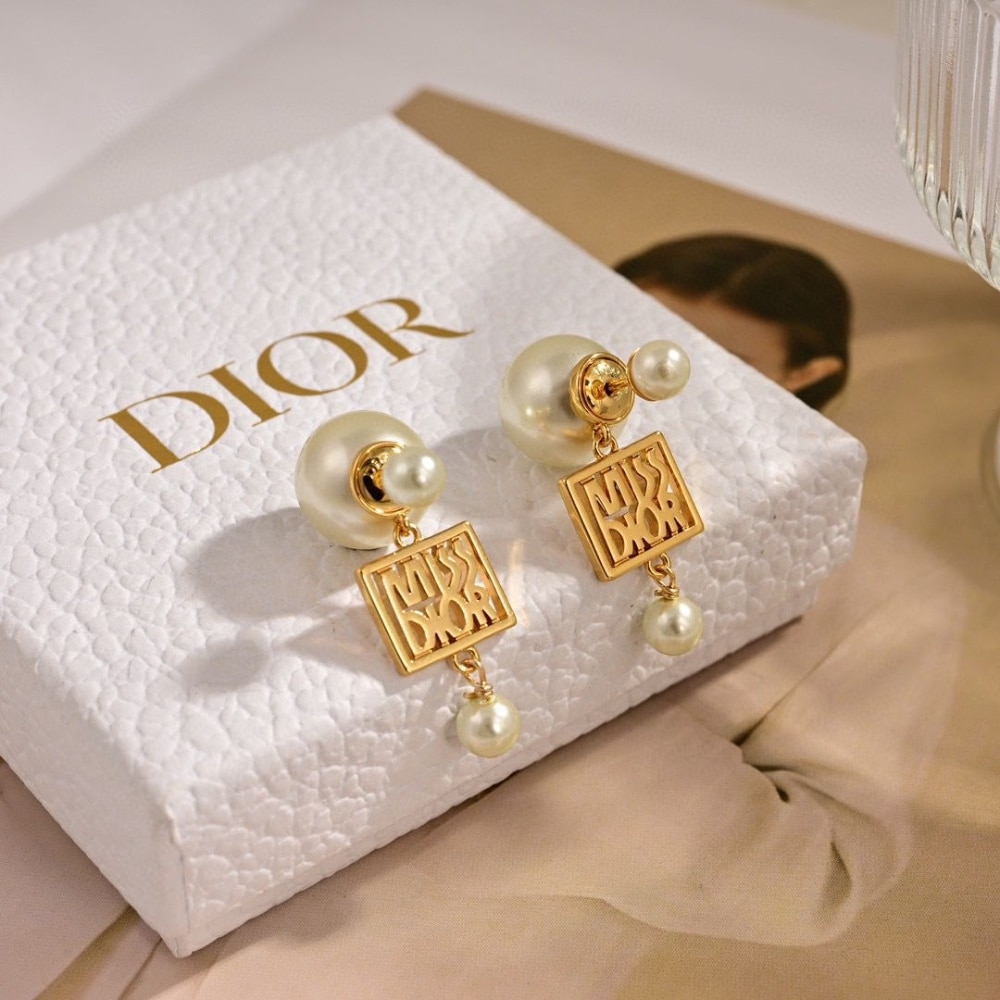 Alternative view of DIOR MISS DIOR EARRINGS GOLD E3559WOMRS D301
