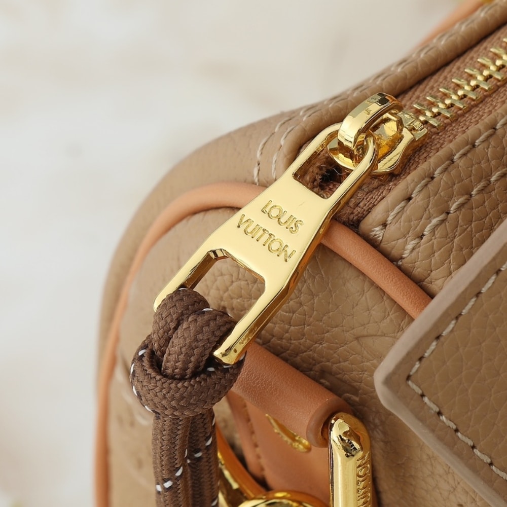 LOUIS VUITTON KEEPALL BANDOULIÈRE 25 BAG BEIGE 25CM M12627 - Image 10