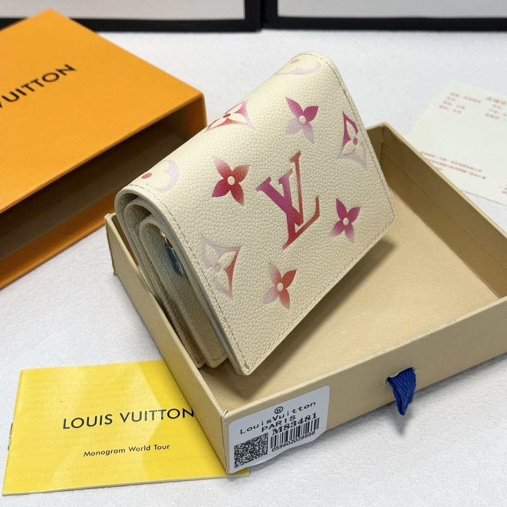 LOUIS VUITTON WALLET CLÉA MONOGRAM EMPREINTE BEGIE 11CM M83481 - Image 3