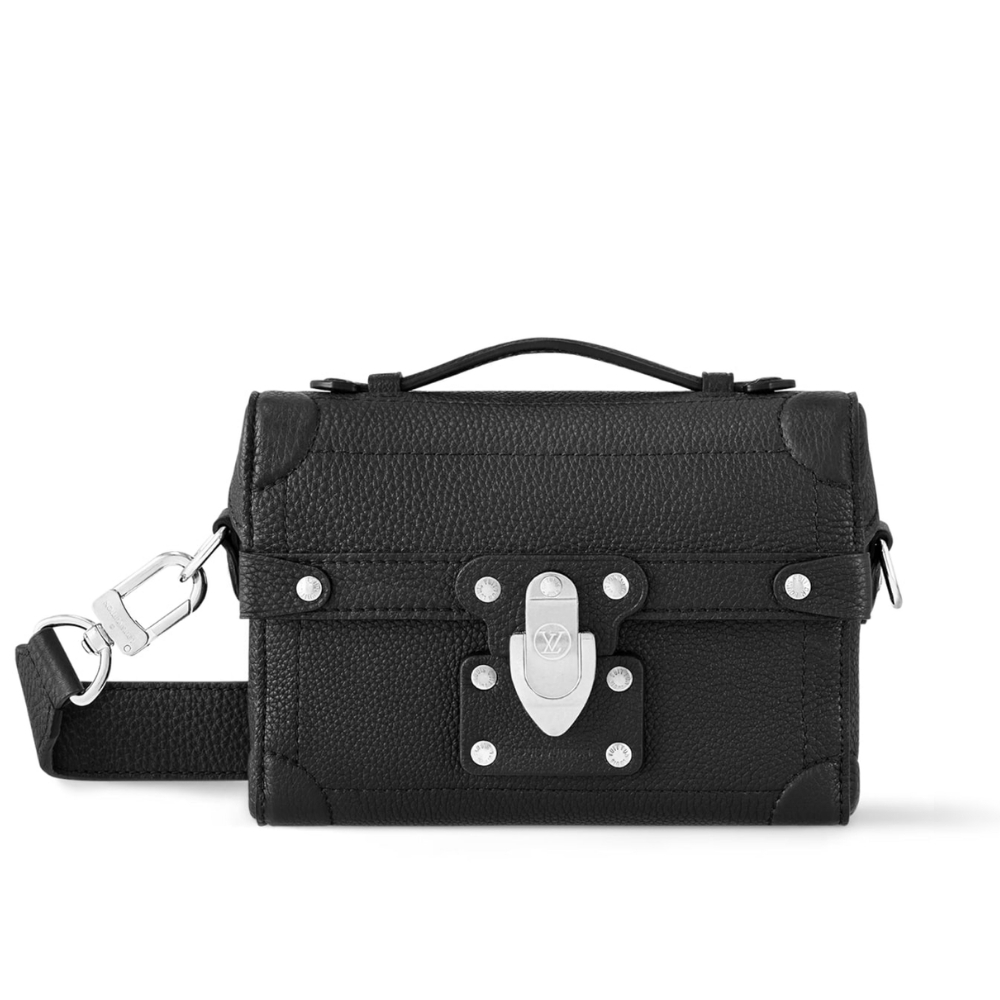 LOUIS VUITTON SOUL TRUNK BAG BLACK 19CM M11516