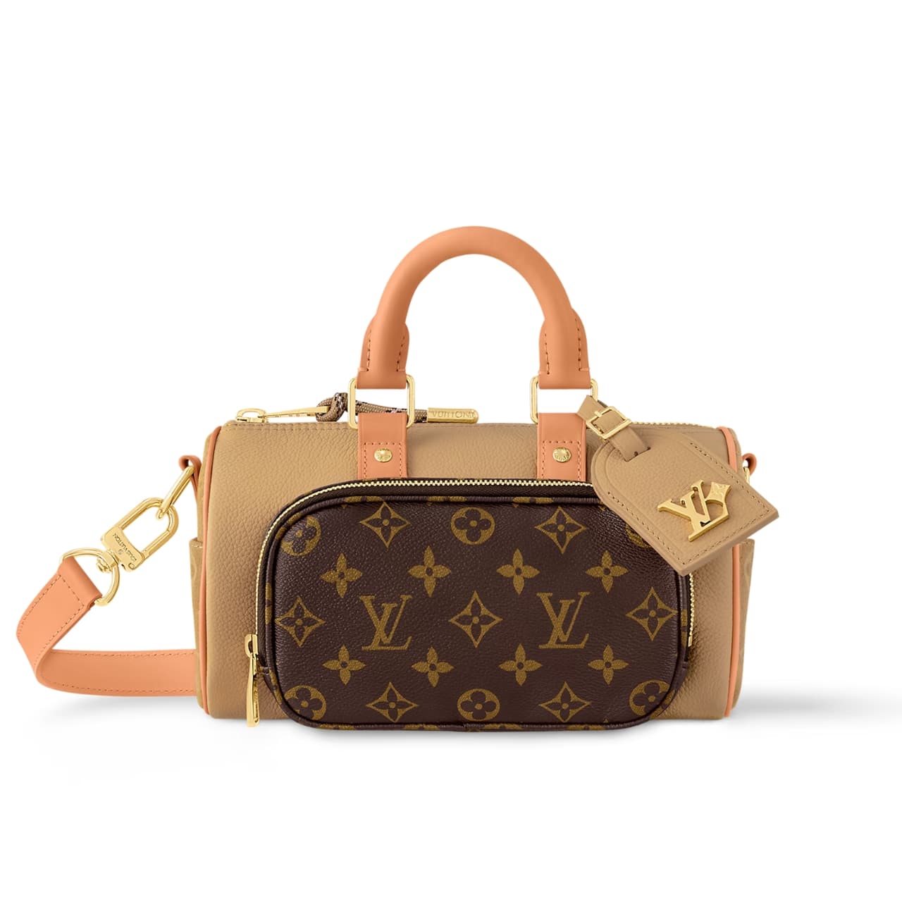 LOUIS VUITTON KEEPALL BANDOULIÈRE 25 BAG BEIGE 25CM M12627