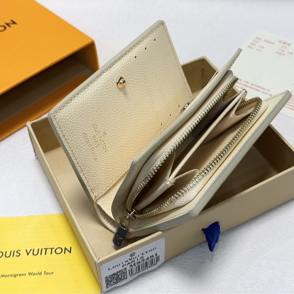 LOUIS VUITTON WALLET CLÉA MONOGRAM EMPREINTE BEGIE 11CM M83481 - Image 8