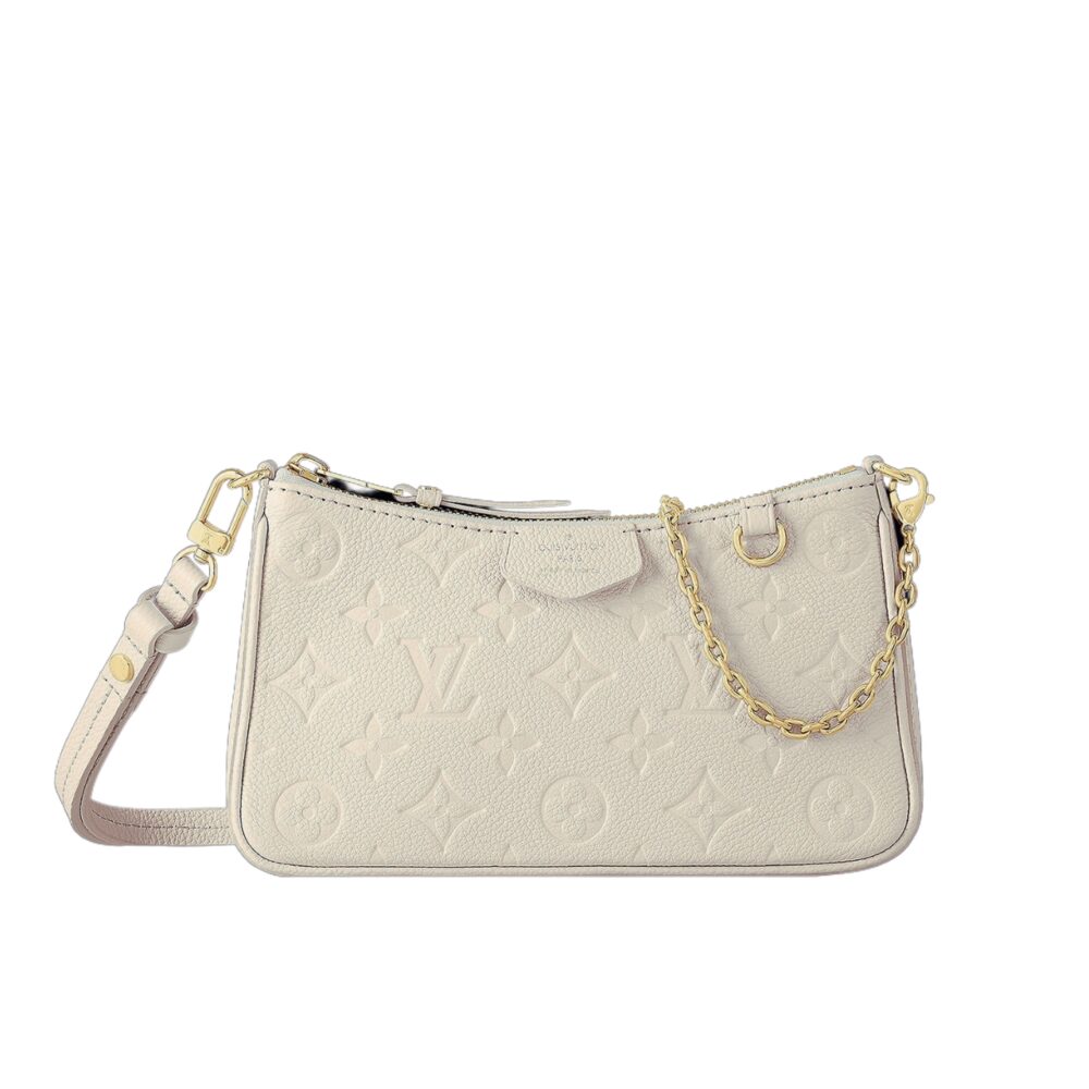 LOUIS VUITTON EASY POUCH ON STRAP WHITE 21CM