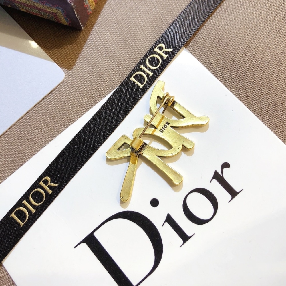 Alternative view of DIOR DIOR BROOCH GOLD