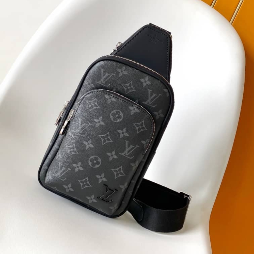 Alternative view of LOUIS VUITTON AVENUE SLINGBAG PM MONOGRAM ECLIPSE BLACK 30CM M47137