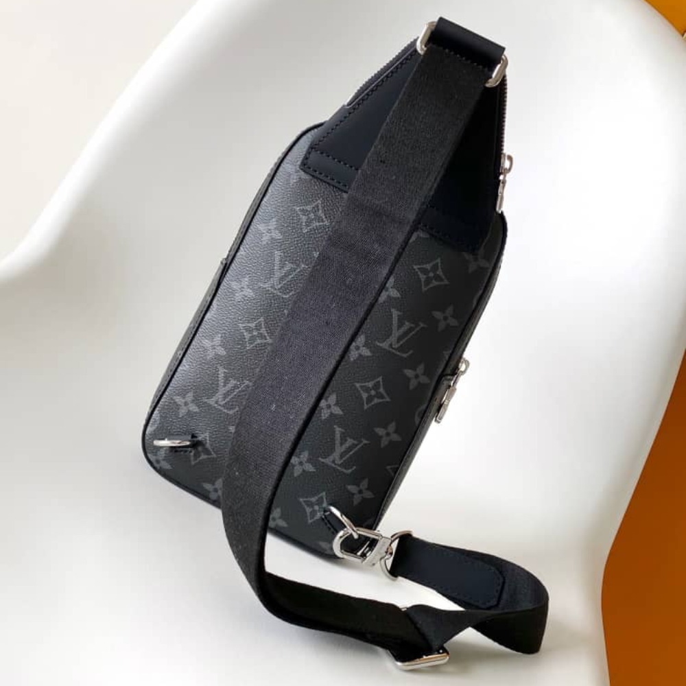 LOUIS VUITTON AVENUE SLINGBAG PM MONOGRAM ECLIPSE BLACK 30CM M47137 - Image 3