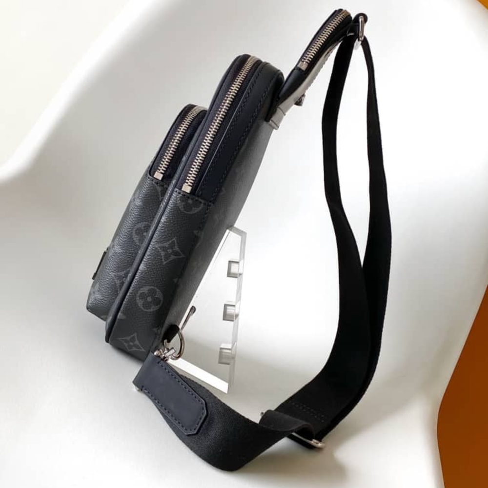 LOUIS VUITTON AVENUE SLINGBAG PM MONOGRAM ECLIPSE BLACK 30CM M47137 - Image 6