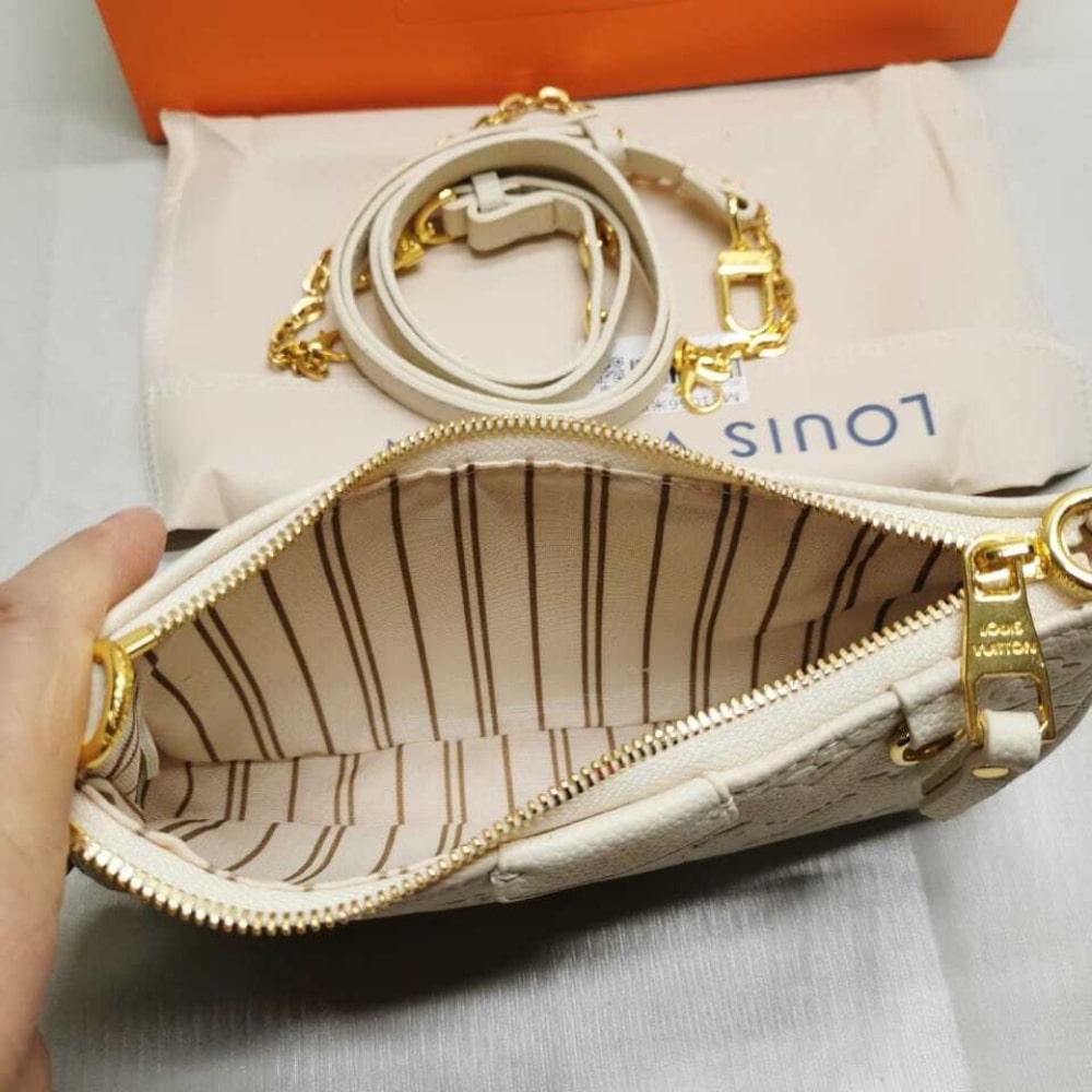 LOUIS VUITTON EASY POUCH ON STRAP CREAM 19CM M81066 - Image 5