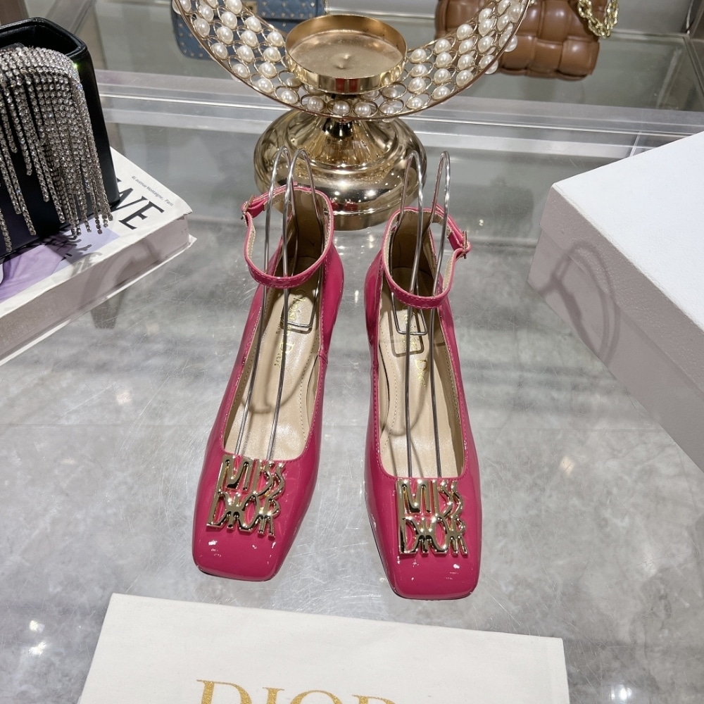 Alternative view of DIOR MISS DIOR GRAFFITI PUMP PATENT CALFSKIN FUCHSIA KCV262VNI S65P