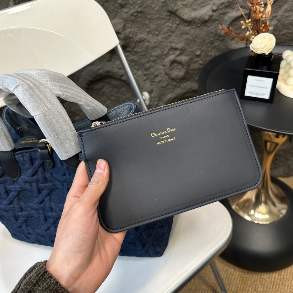 Alternative view of DIOR MEDIUM TOUJOURS BAG DENIM BLUE 30CM