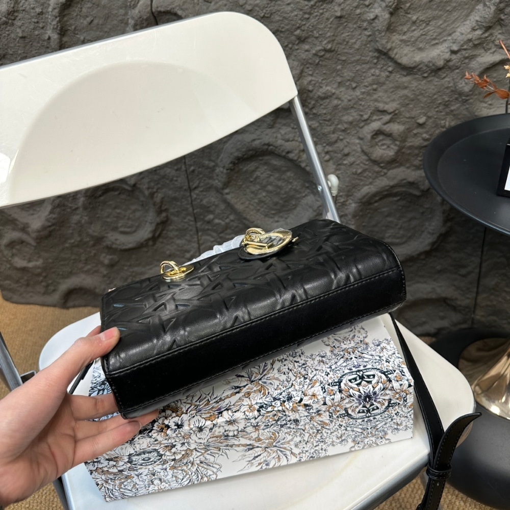 Alternative view of DIOR LADY D JOY BAG BLACK 26CM M0540OBPJ M900