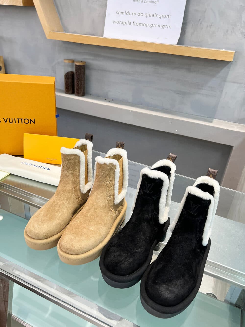 Alternative view of LOUIS VUITTON ASPEN CHELSEA ANKLE BOOT BLACK 1ADC6V