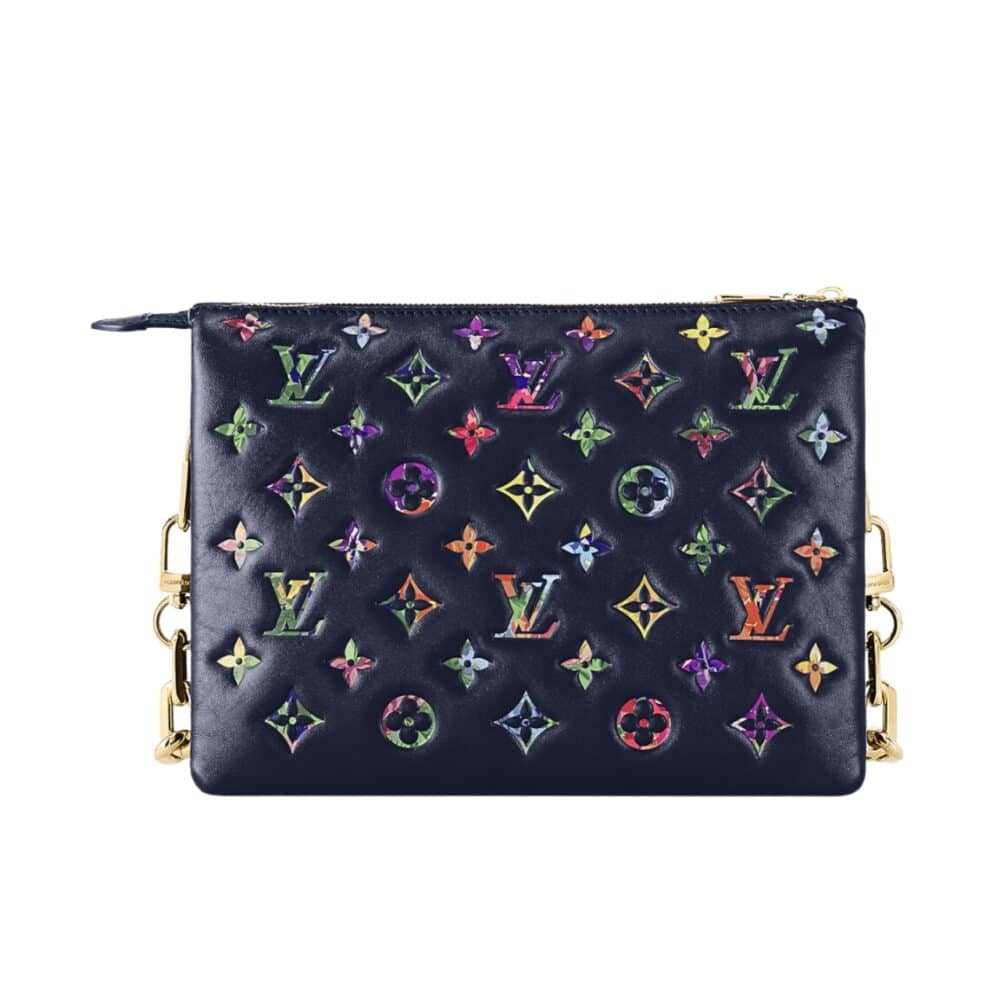 LOUIS VUITTON COUSSIN PM BAG NAVY BLUE 27CM M21353
