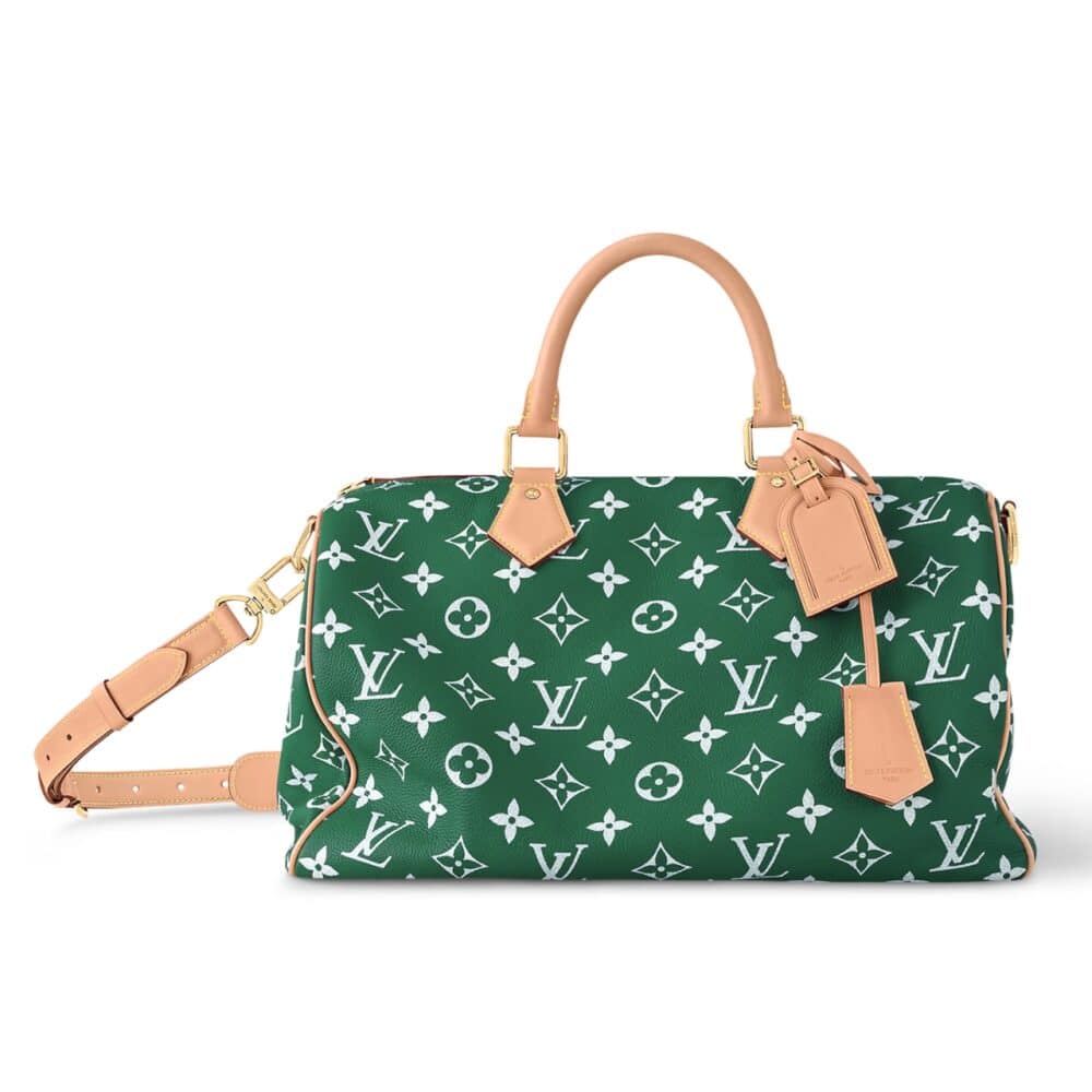 LOUIS VUITTON SPEEDY P9 BANDOULIÈRE 40 BAG GREEN 40 CM M24417