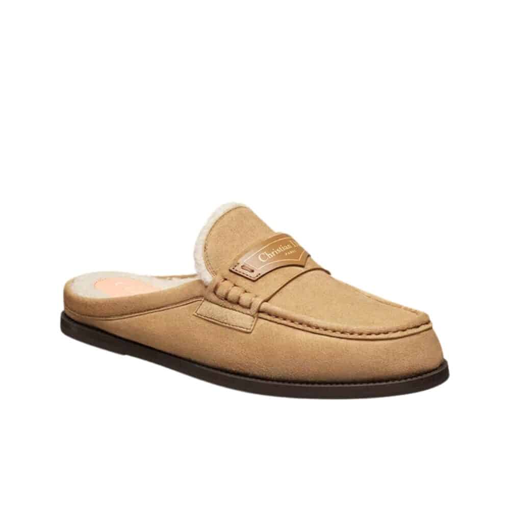 DIOR BOY MULE SUEDE GOATSKIN BEIGE KDB922SKU S43M
