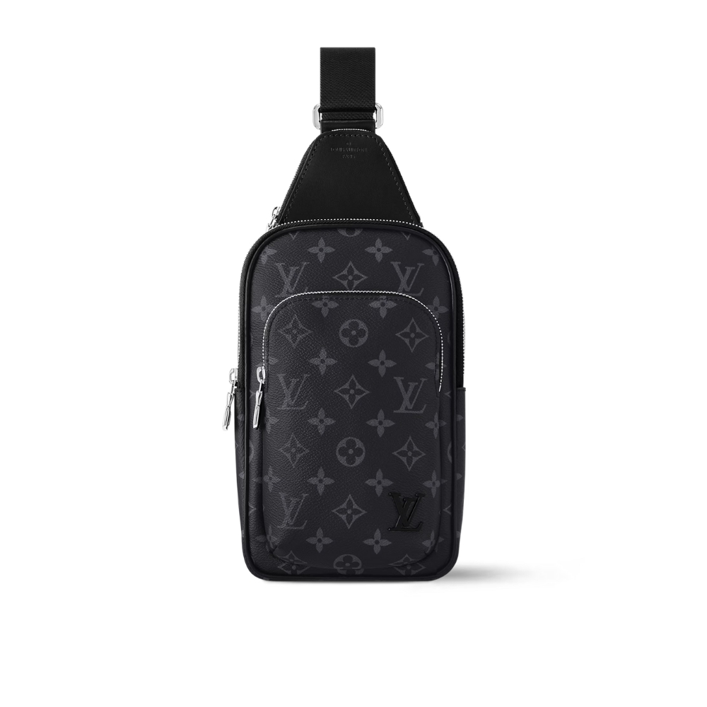 LOUIS VUITTON AVENUE SLINGBAG PM MONOGRAM ECLIPSE BLACK 30CM M47137