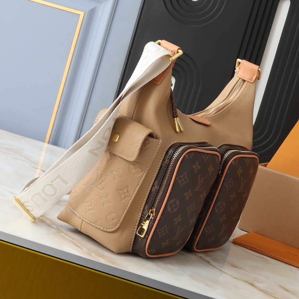 LOUIS VUITTON HOBO CARGO BEIGE 31CM M12697 - Image 10