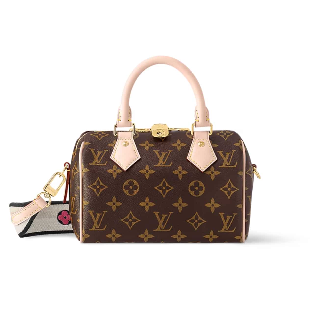 LOUIS VUITTON SPEEDY BANDOULIÈRE 20 BAG BLACK 20CM M46234