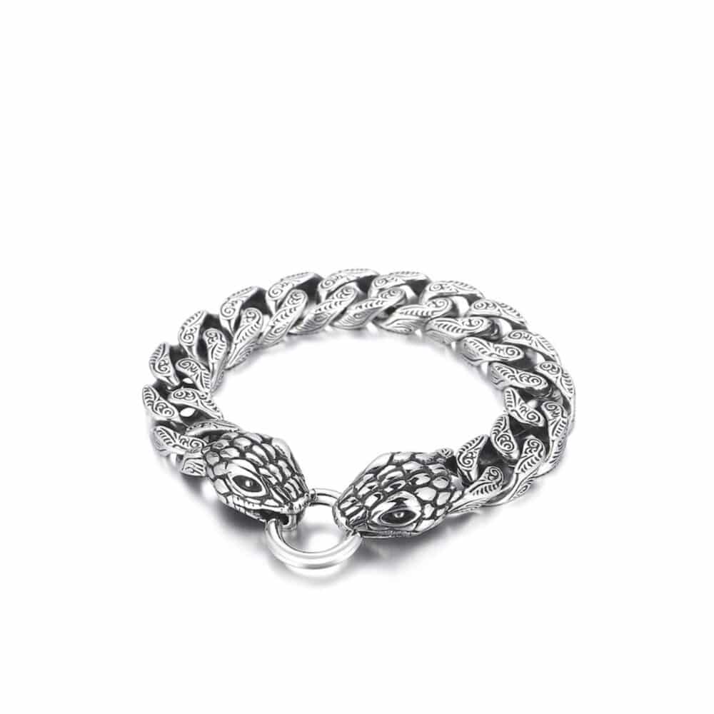 GUCCI SNAKE BRACELET SILVER