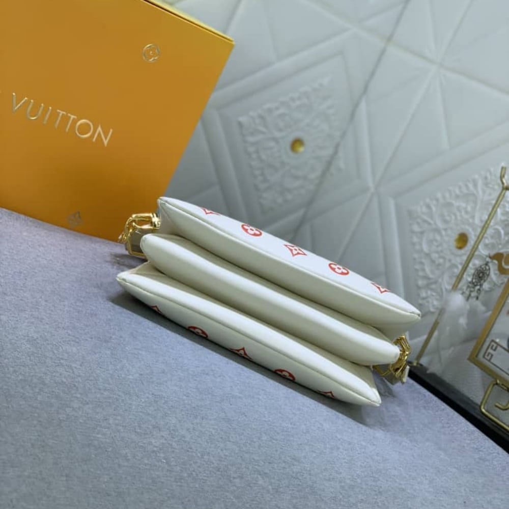 LOUIS VUITTON COUSSIN PM BAG MONOGRAM EMPREINTE SUNRISE AQUARELLE 27CM M25110 - Image 4