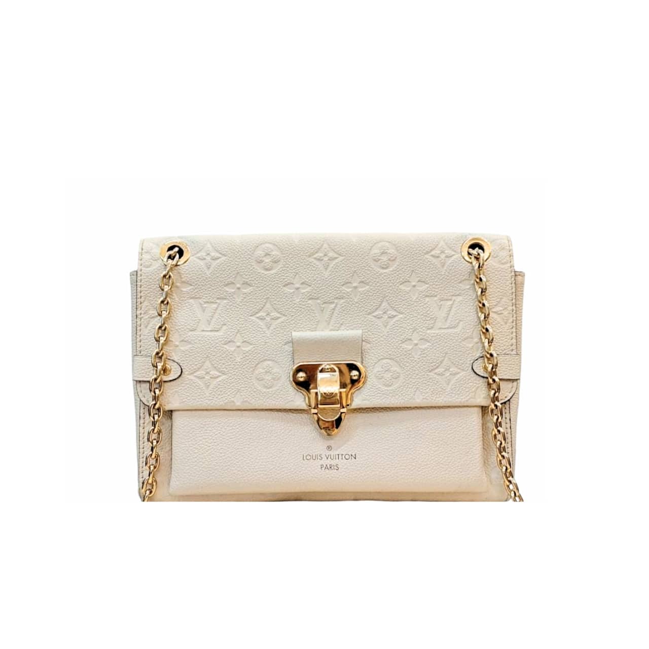 LOUIS VUITTON VAVIN BB BAG WHITE 25CM