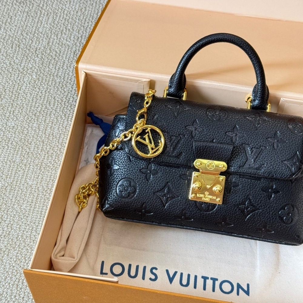 LOUIS VUITTON NANO MADELEINE BLACK 21CM M12144 - Image 3