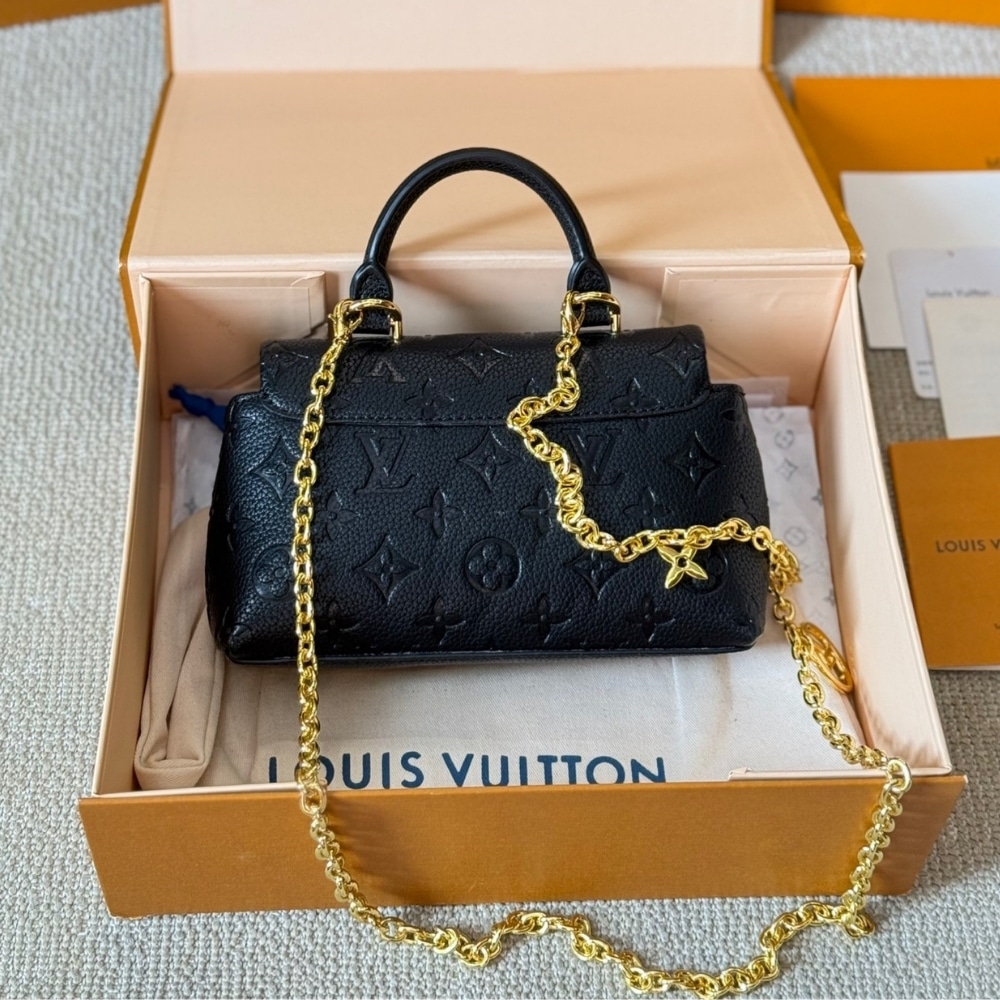 LOUIS VUITTON NANO MADELEINE BLACK 21CM M12144 - Image 7
