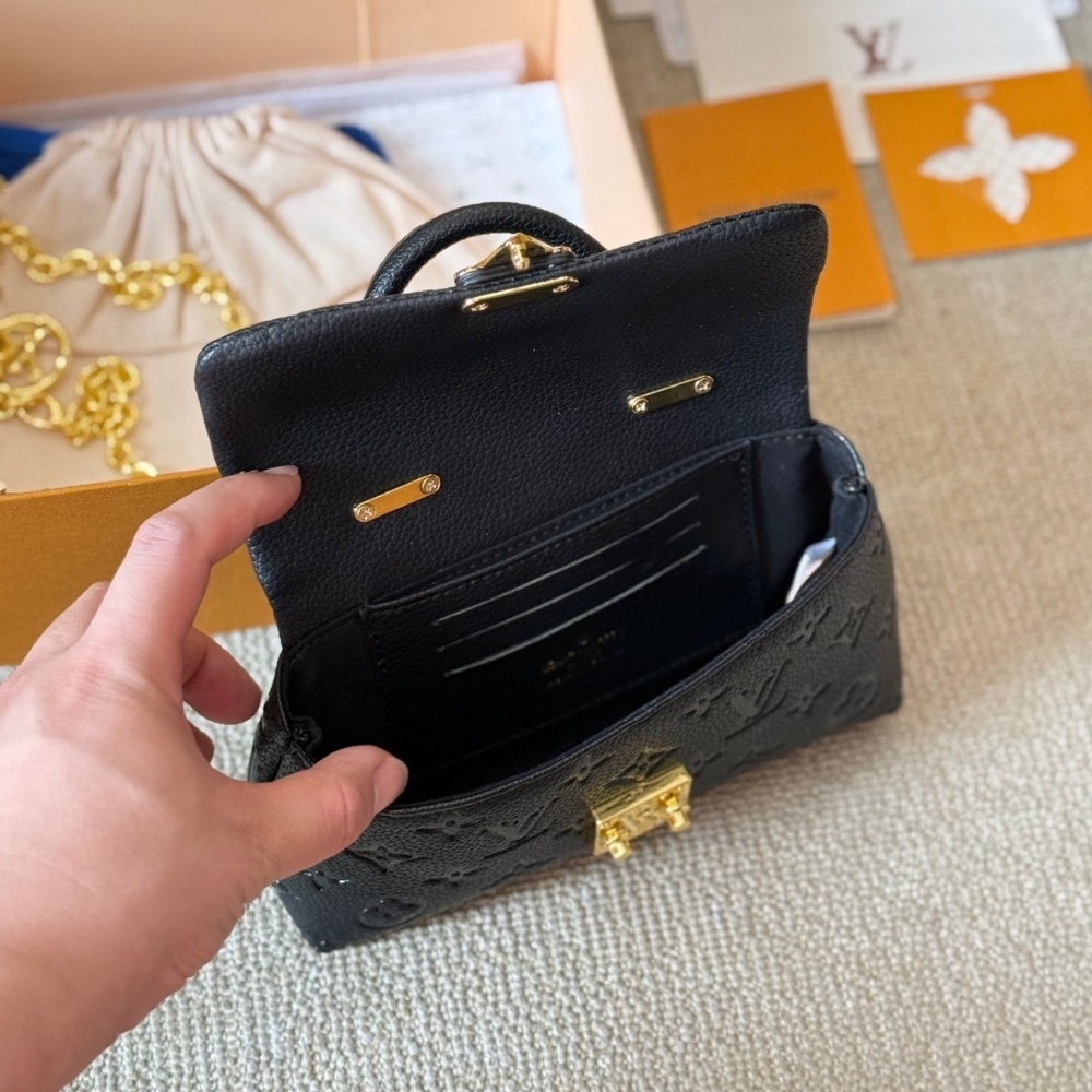 LOUIS VUITTON NANO MADELEINE BLACK 21CM M12144 - Image 8