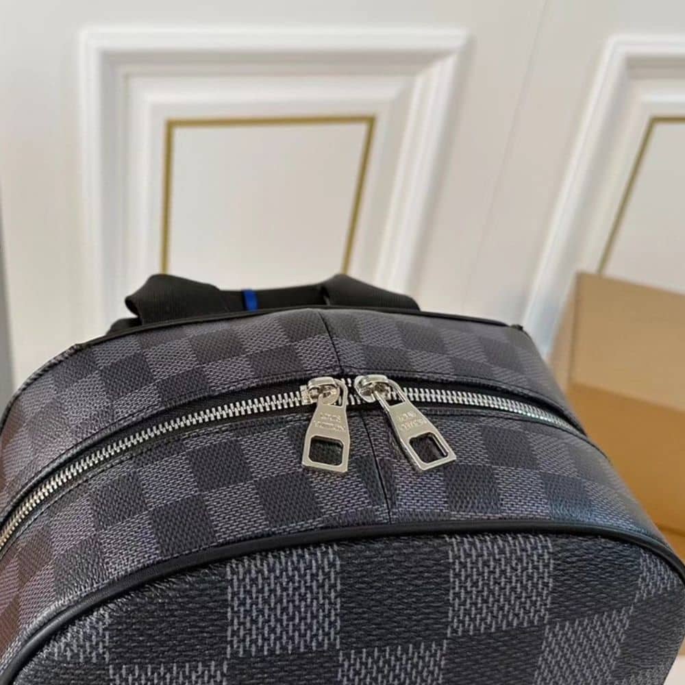 LOUIS VUITTON EXCELLENT CAMPUS BACKPACK BLACK AND GRAY 29CM - Image 9