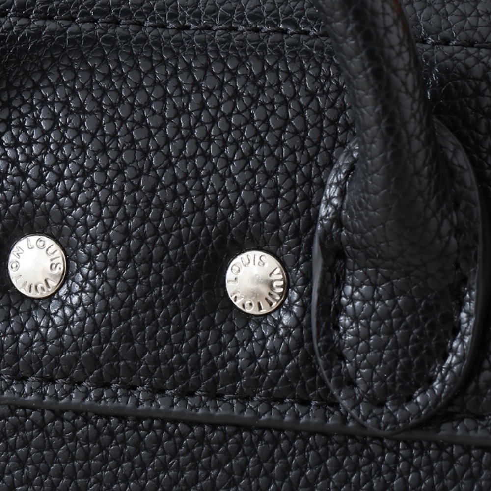 LOUIS VUITTON STEAMER BAG 15 BLACK 16.5CM M11637 - Image 6