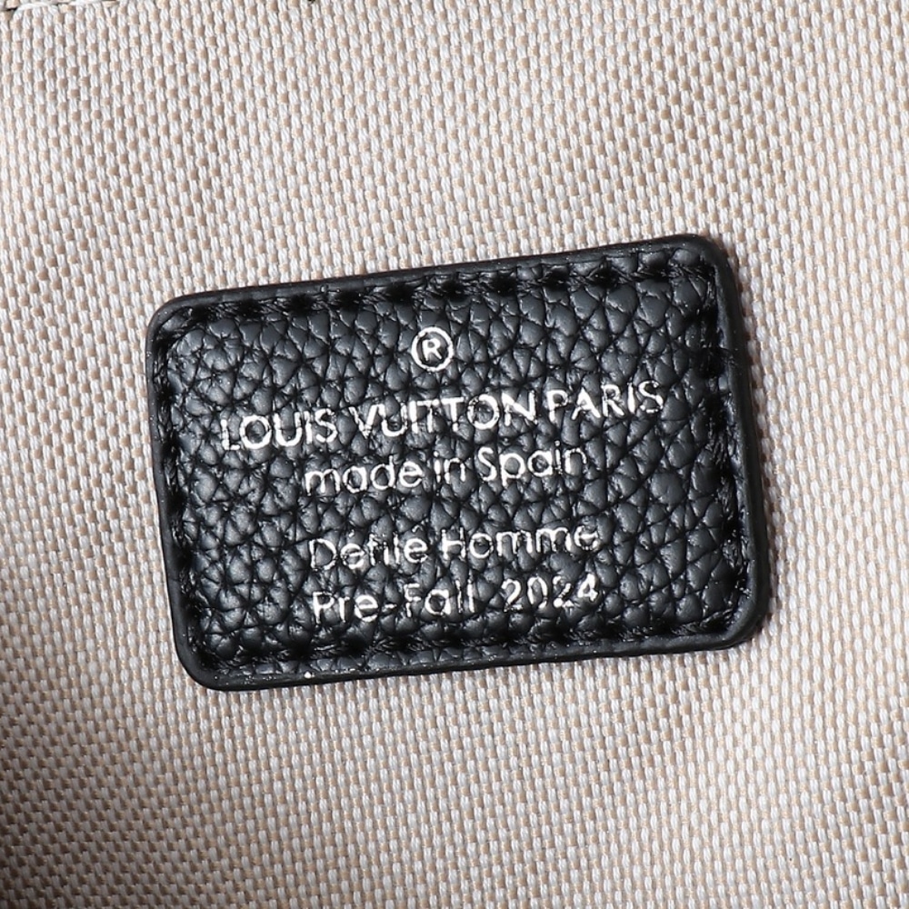 LOUIS VUITTON STEAMER BAG 15 BLACK 16.5CM M11637 - Image 9