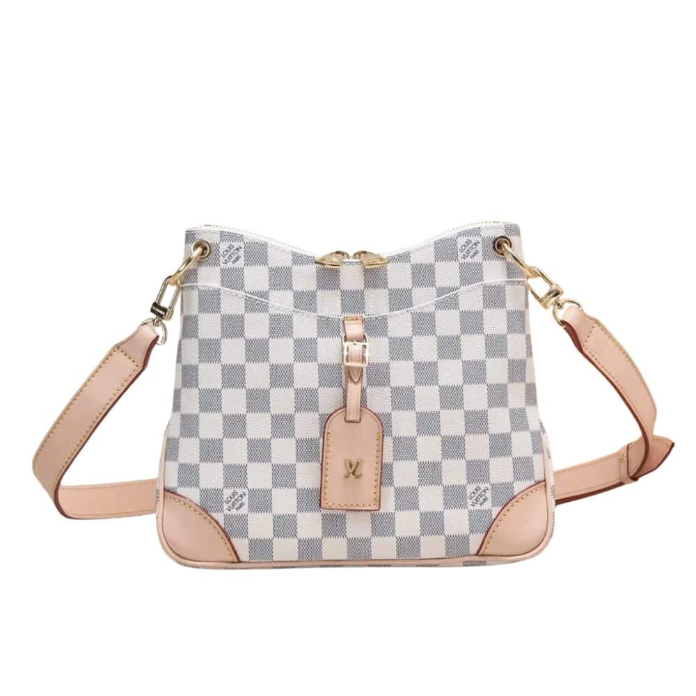 LOUIS VUITTON ODÉON SHOULDER BAG DAMIER AZUR 26CM