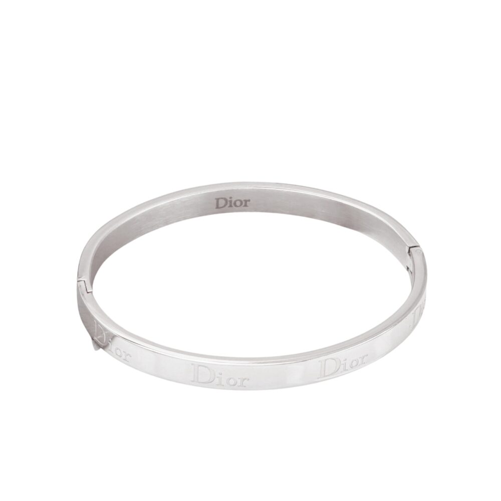 DIOR BLING SECRET STAINLESS STEEL SILVER PLATED BRACELET