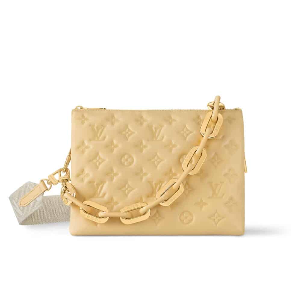 LOUIS VUITTON COUSSIN PM BAG YELLOW 27CM M25112