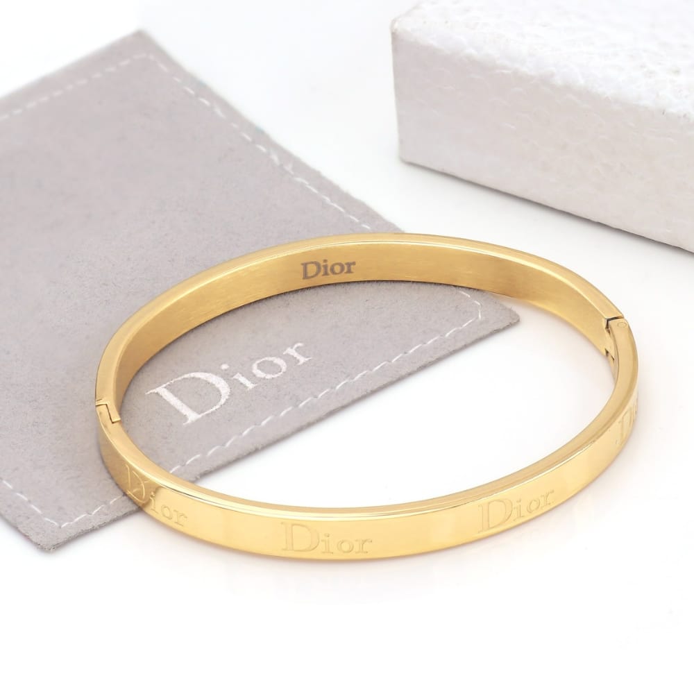 Alternative view of DIOR BLING SECRET STAINLESS STEEL GOLD PLATED BRACELET