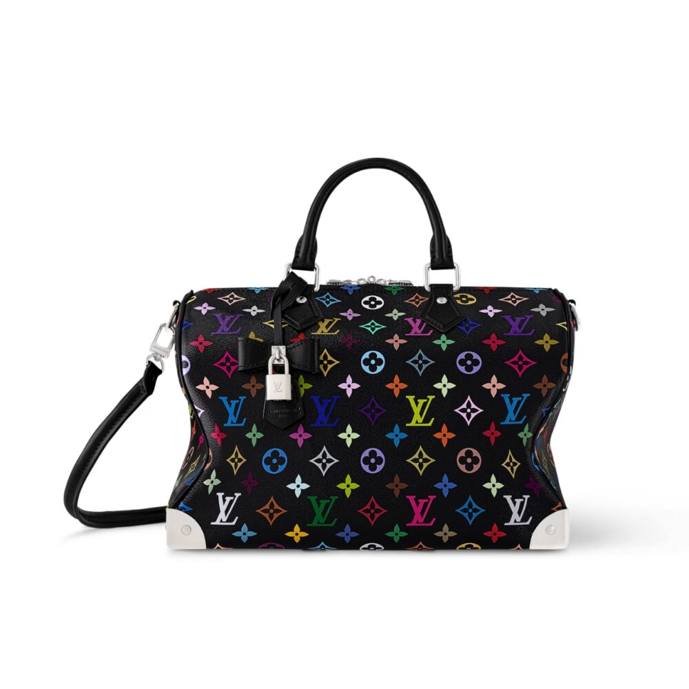 LOUIS VUITTON X TAKASHI MURAKAMI SPEEDY SOFT BLACK 30CM M13257