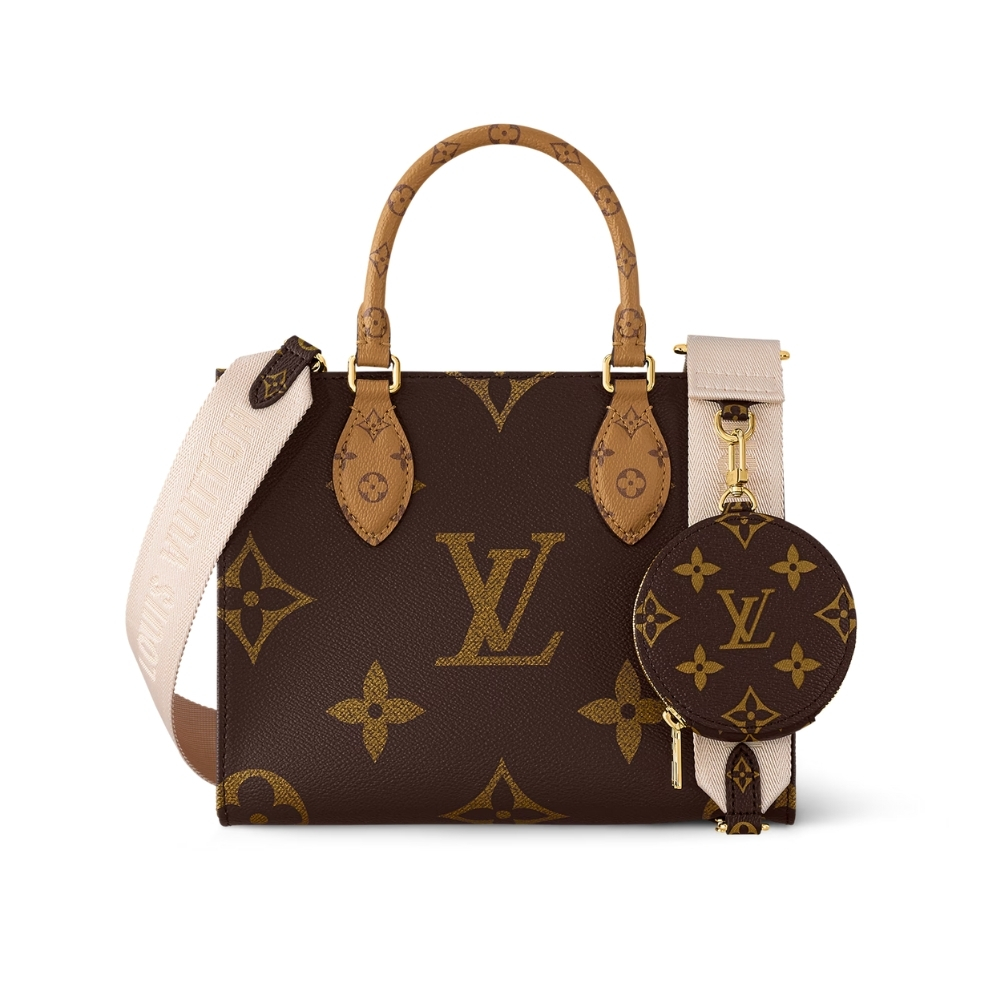 LOUIS VUITTON ONTHEGO PM BROWN 25CM M46373